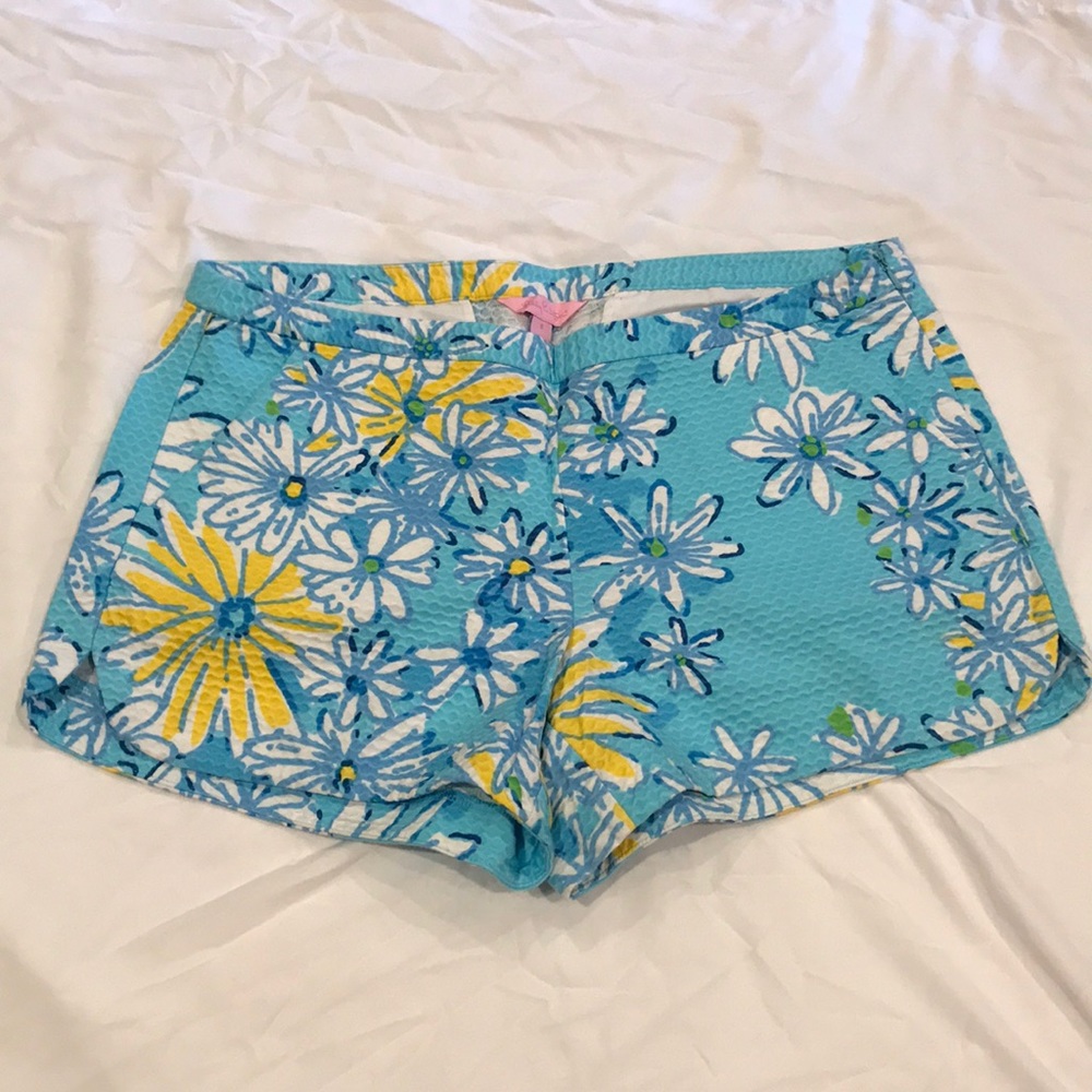 Blue & Yellow Lilly Pulitzer Shorts